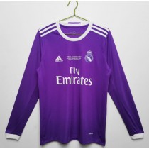 Retro Real Madrid Away Long Sleeve Jersey 2016/17