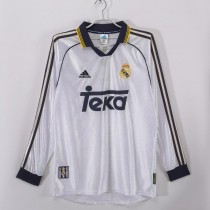 Retro Real Madrid Home Long Sleeve Jersey 1998/00
