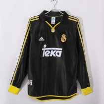 Retro Real Madrid Away Long Sleeve Jersey 1999/01
