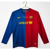 Retro Barcelona Home Long Sleeve Jersey 2008/09