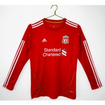 Retro Liverpool Home Long Sleeve Jersey 2010/11