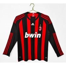 Retro AC Milan Home Long Sleeve Jersey 2008/09