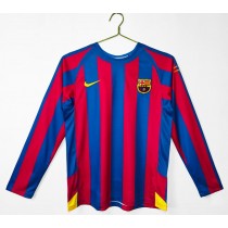 Retro Barcelona UCL Home Long Sleeve Jersey 2005/06