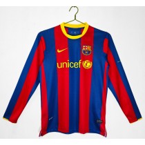 Retro Barcelona Home Long Sleeve Jersey 2010/11