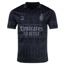 AC Milan x Pleasures Football Shirt 2024 - Dark