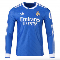 Real Madrid Third Player Version Long Sleeve Jersey 25/26