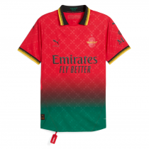 AC Milan X Off-White Fourth Player Version Jersey 24/25 – Red