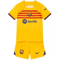 Barcelona Fourth Kids Football Kit 22/23