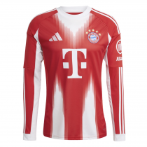 Bayern Munich Home Long Sleeve Jersey 25/26