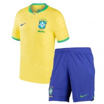 Brazil Home Kids Football Kit 22/23