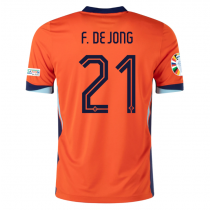 Frenkie de Jong Netherlands Home Jersey 2024