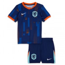 Netherlands Away Kids Football Kit 2024