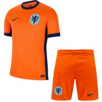Netherlands Home Kids Football Kit 2024
