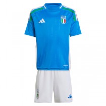 Italy Home Kids Football Kit 2024