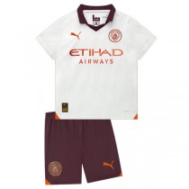 Manchester City Away Kids Football Kit 23/24