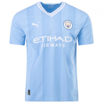 Manchester City Home Player Version Football Jersey 23/24