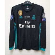 Retro Real Madrid Third Long Sleeve Football Shirt 17/18