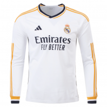Real Madrid 23/24 Long Sleeve Home Jersey
