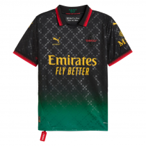 AC Milan X Off-White Fourth Jersey 24/25 – Black